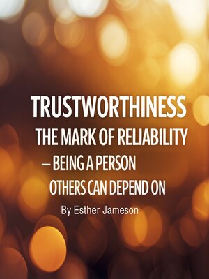 cover image of Trustworthiness